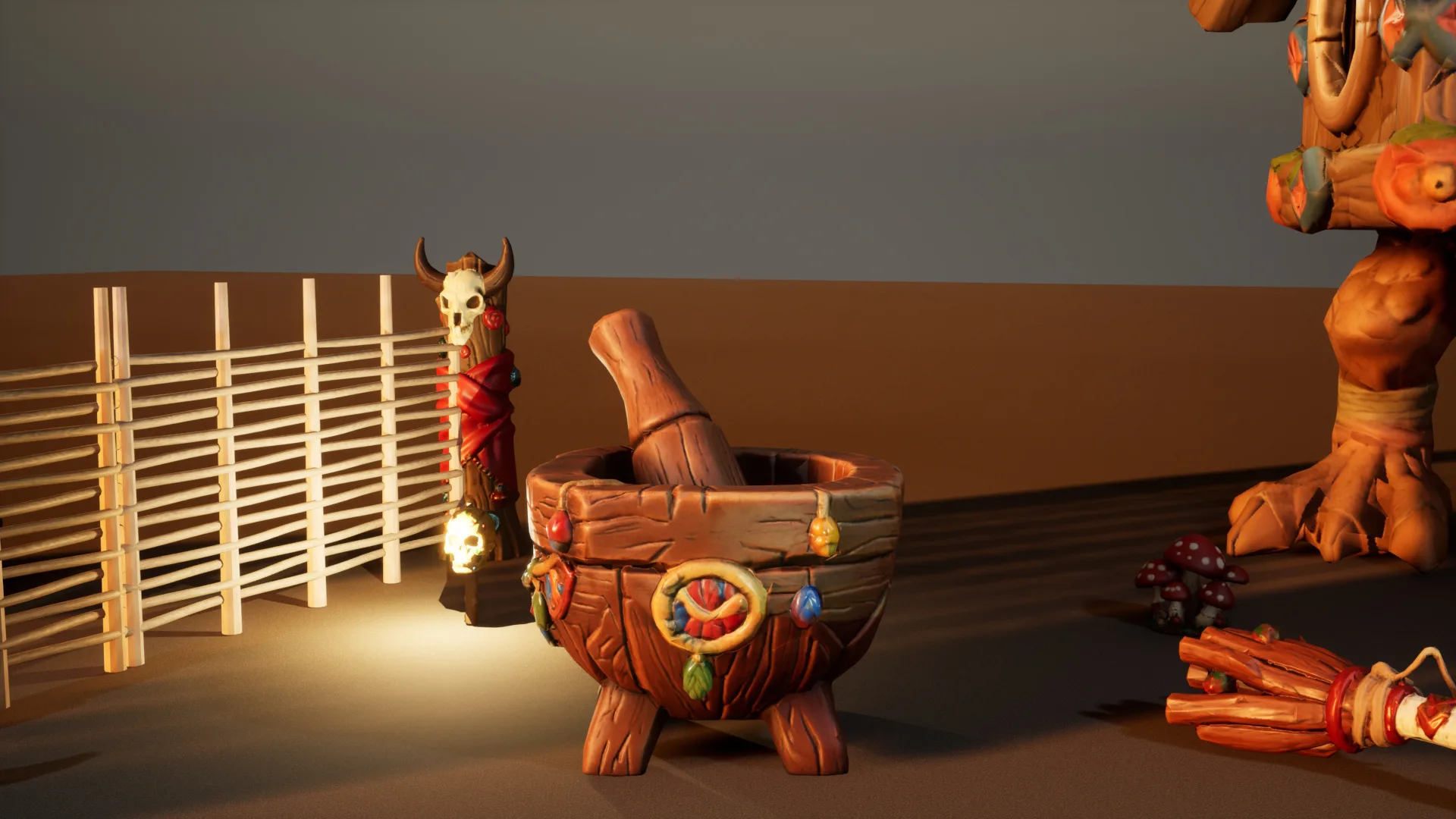 Stylized Slavic Village Props - Image 5