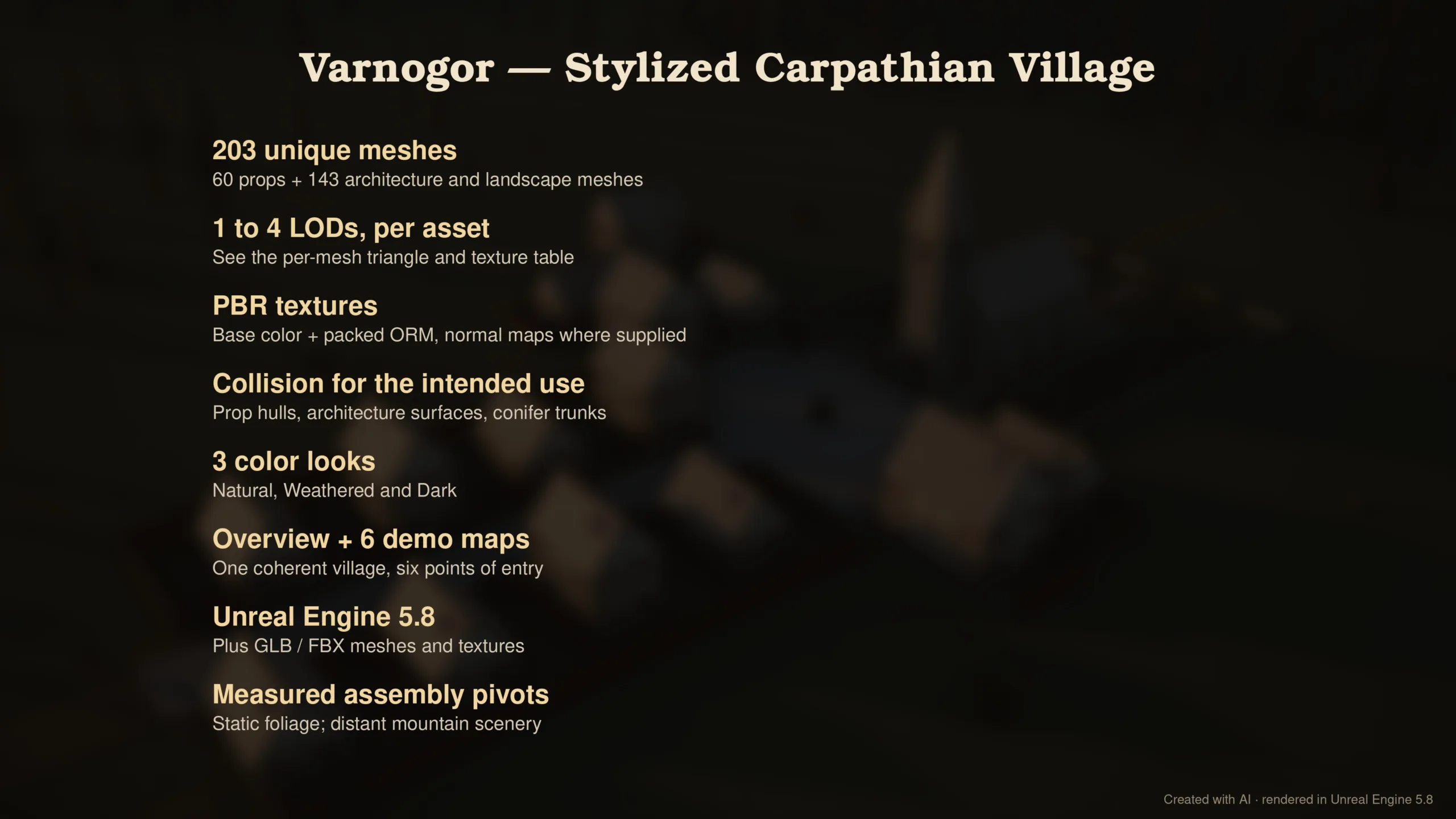 Stylized Carpathian Village - Image 20