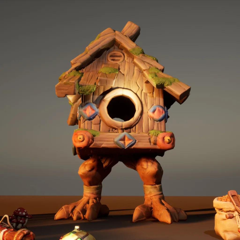 Stylized Slavic Village Props