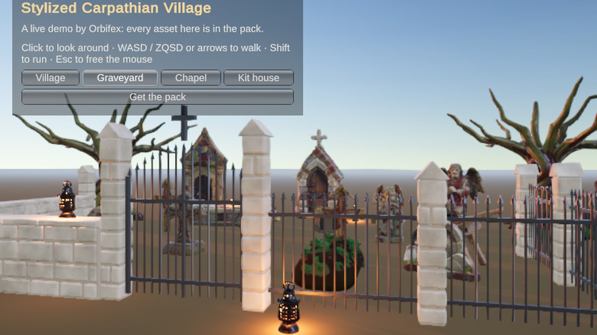 Walk through it — Stylized Carpathian Village